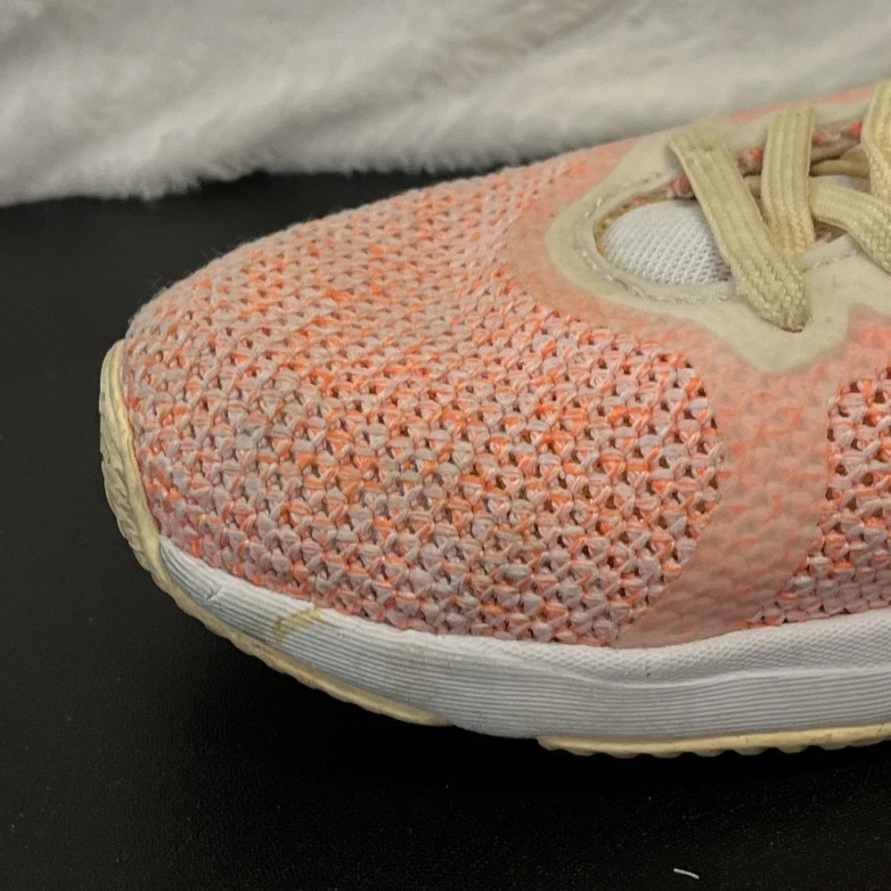 Adidas Crazytrain Tennis Shoes Size 6 CF Orange White BB1515 Sneakers Trainers